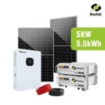 LUTIAN 5kVA Solar Home System Inverter-Battery Solar Package