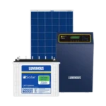LUMINOUS NXG 1850 + 2×180AH Batteries + 2×330W Panels Solar Home System