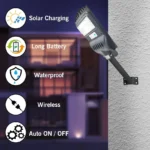SUKHIG 1800W Solar Street Light high-lumen LED